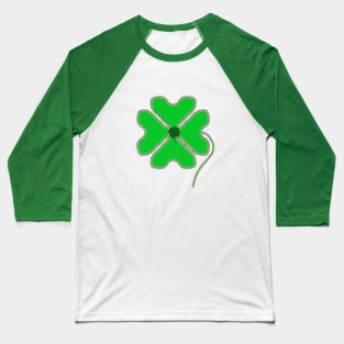 Lucky Clover Leaf Baseball T-Shirt